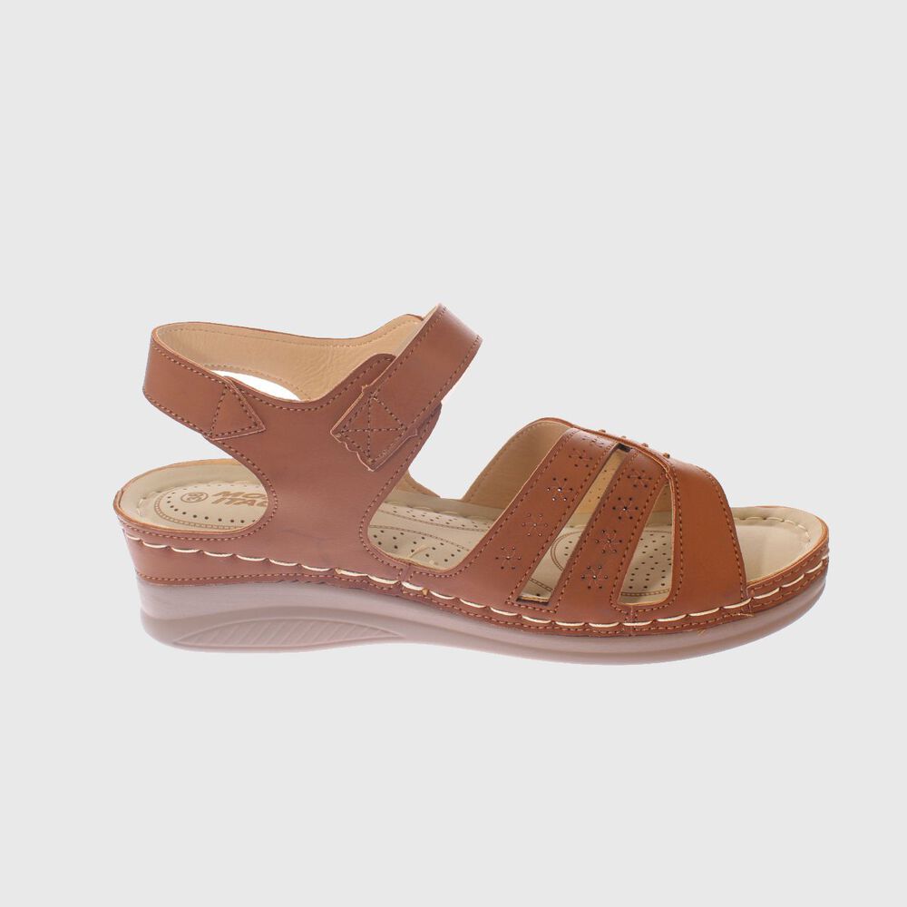 Sandalia Confort Camel Modelo Italiano Art. 5ask76604camel image number 3.0